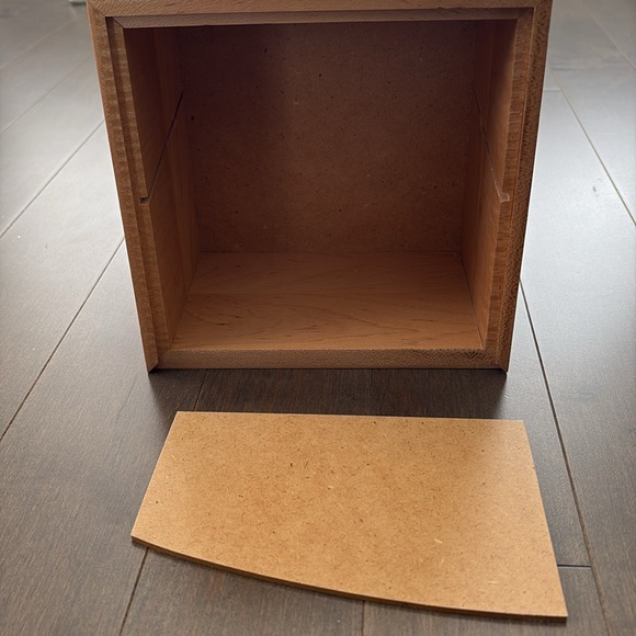 UMBRA Multi Photo Storage Box, Sliding Frame Lid, Trinkets Memory Wood Decor - Picture 8 of 14